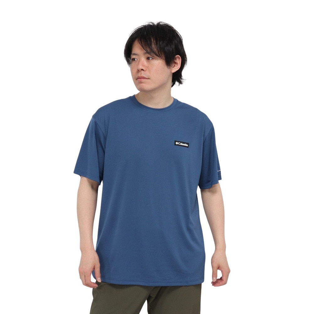 コロンビア（Columbia）（メンズ）レイク アローヘッド 半袖Tシャツ XM9614 452 ネイビー