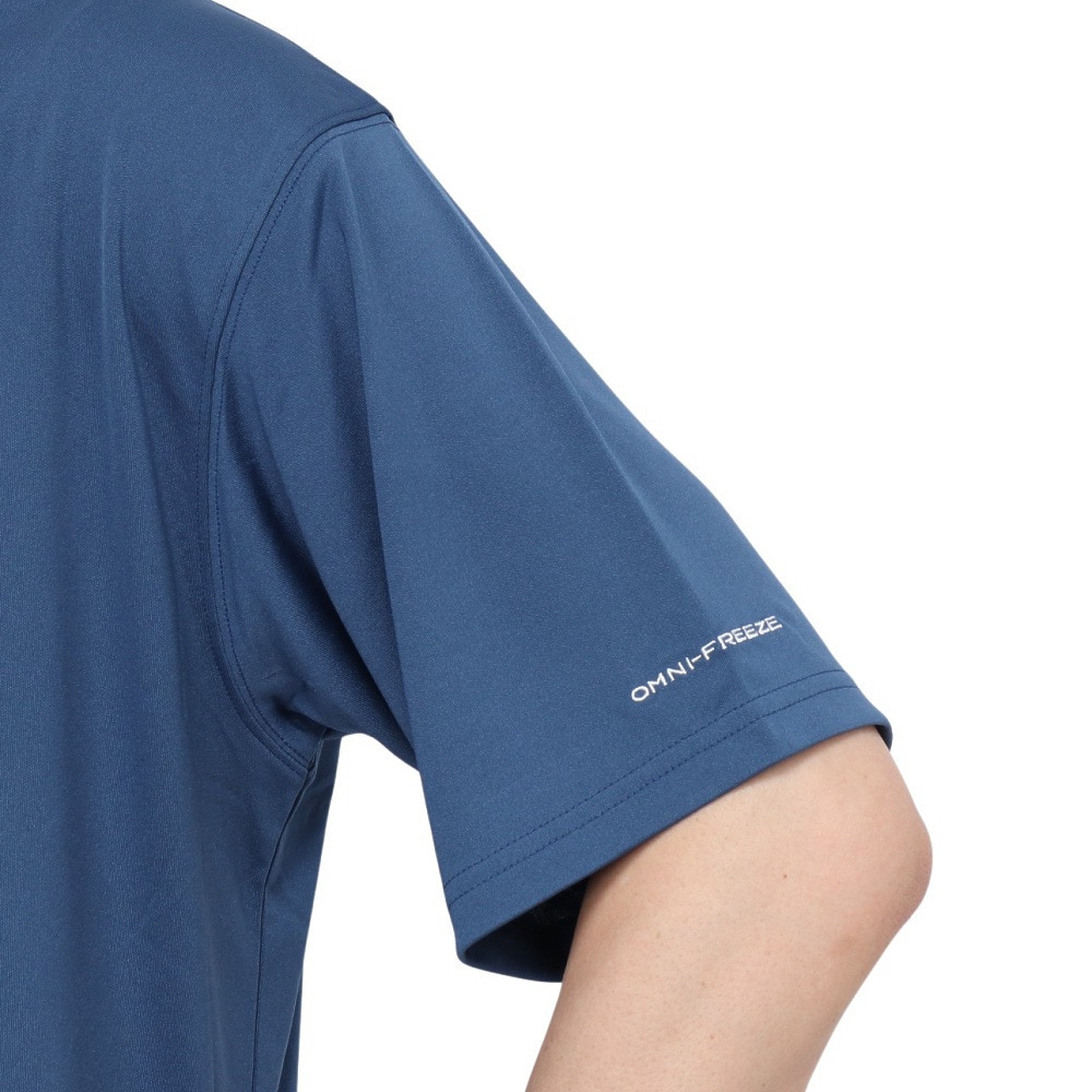 コロンビア（Columbia）（メンズ）レイク アローヘッド 半袖Tシャツ XM9614 452 ネイビー