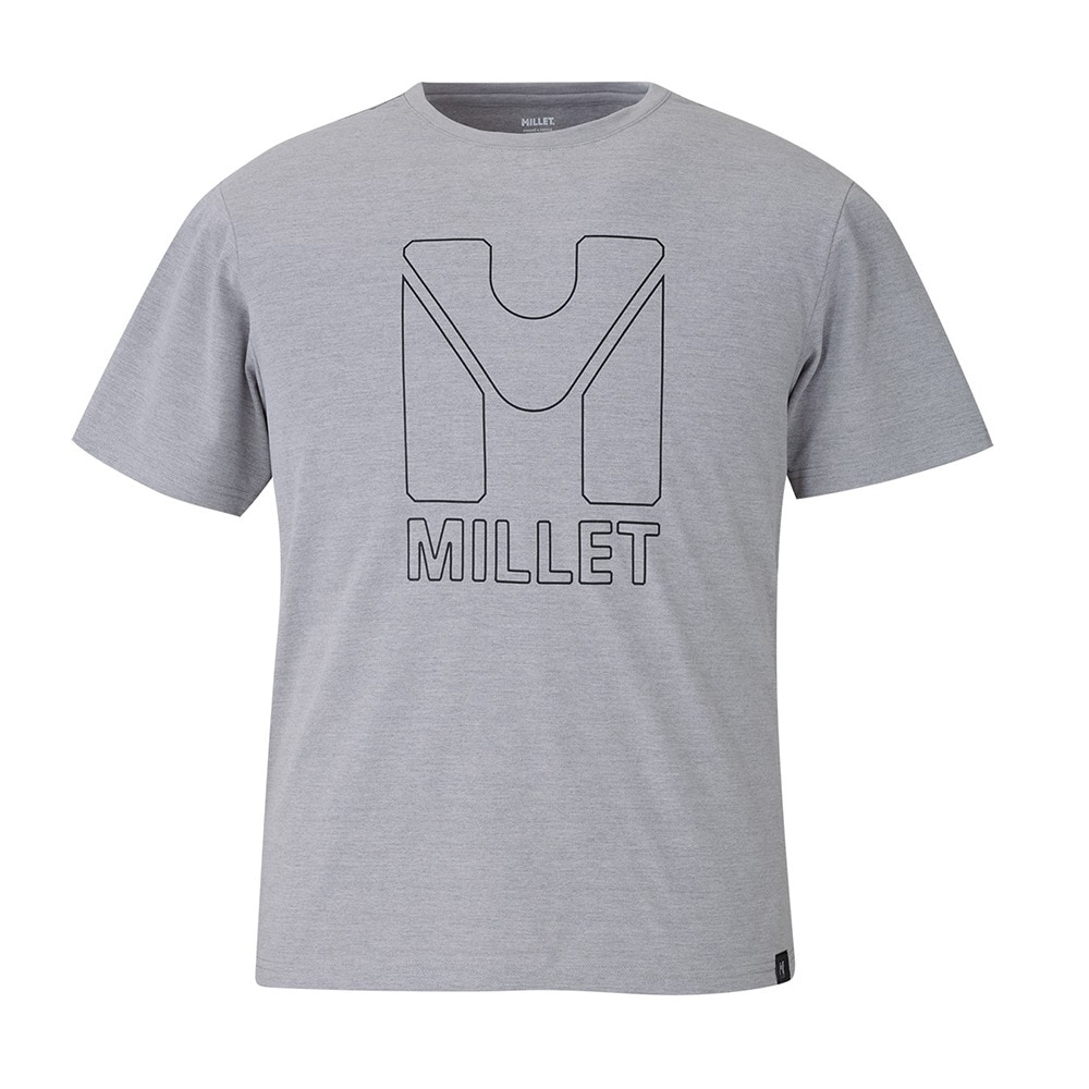 ミレー（Millet）（メンズ、レディース）半袖Tシャツ ビッグ モノロゴ ショートスリーブ Tシャツ MIV03191-N4809