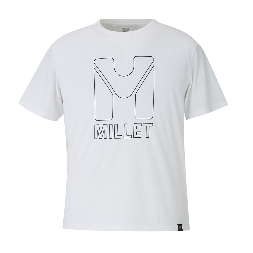 ミレー（Millet）（メンズ、レディース）半袖Tシャツ ビッグ モノロゴ ショートスリーブ Tシャツ MIV03191-N6584