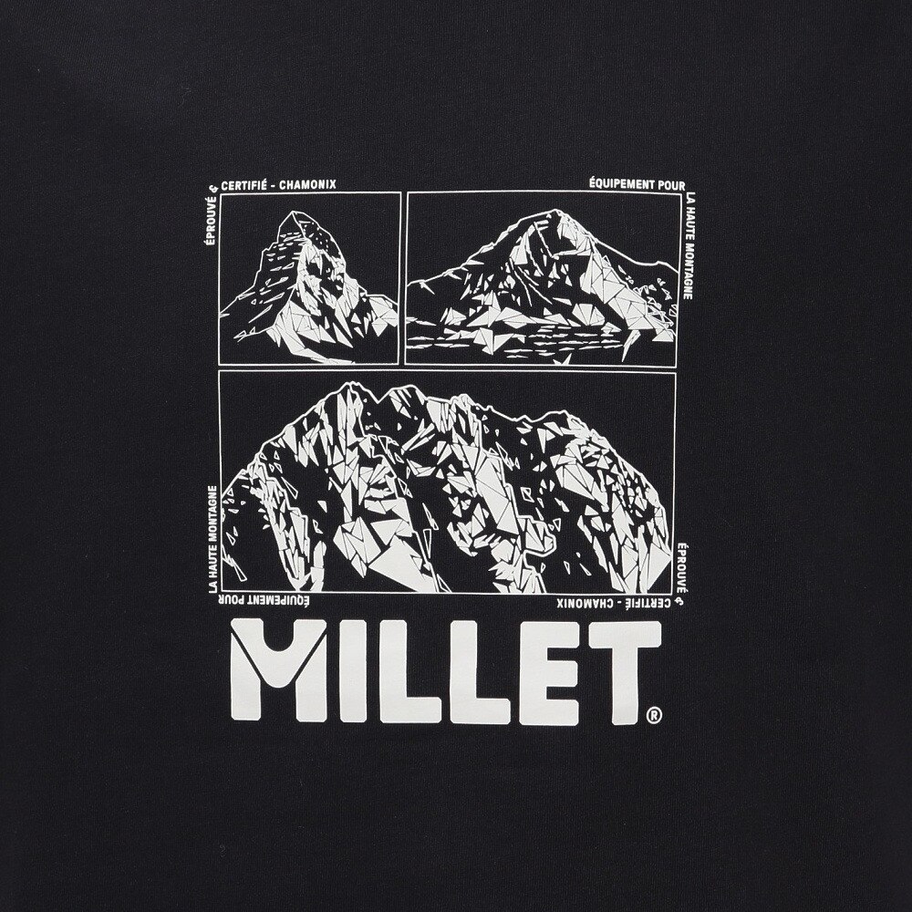 ミレー（Millet）（メンズ）半袖Tシャツ シャモニー ロゴ ショートスリーブ Tシャツ MIV10456-N0247