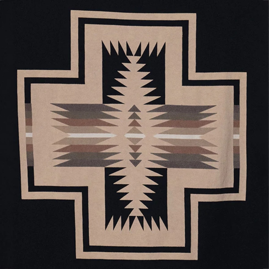 ペンドルトン（PENDLETON）（メンズ）半袖Tシャツ ショートスリーブ バックプリント 19802721 Black