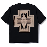 (メンズ)半袖Tシャツ ショートスリーブ バックプリント 19802721 Black