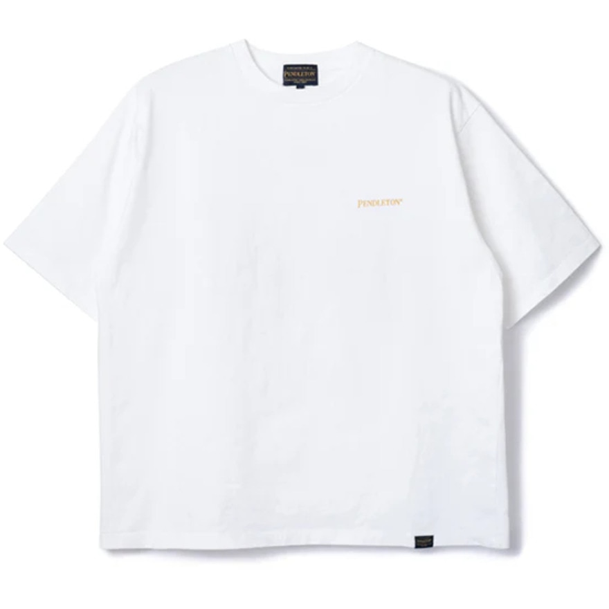 ペンドルトン（PENDLETON）（メンズ）半袖Tシャツ ショートスリーブ バックプリント 19802721 OffWhite