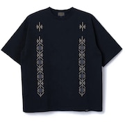 (メンズ)半袖Tシャツ ショートスリーブ エンブロイダリー 19802727 Black