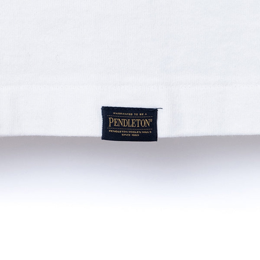 ペンドルトン（PENDLETON）（メンズ）半袖Tシャツ ショートスリーブ エンブロイダリー 19802727 OffWhite
