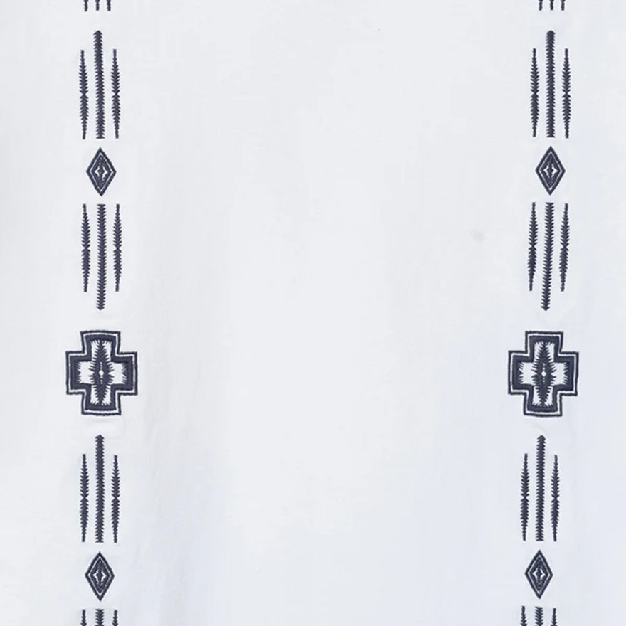 ペンドルトン（PENDLETON）（メンズ）半袖Tシャツ ショートスリーブ エンブロイダリー 19802727 OffWhite