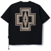 (メンズ)半袖Tシャツ カルキュロ ショートスリーブ バックプリント Solotex 19802732 Black