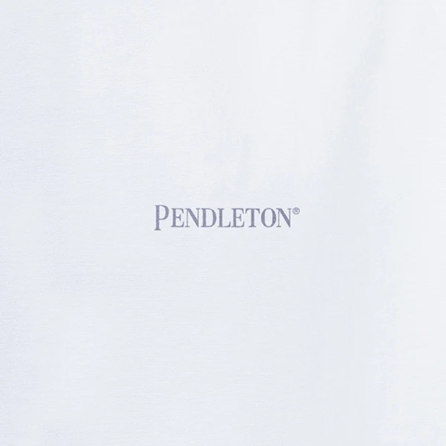ペンドルトン（PENDLETON）（メンズ）半袖Tシャツ カルキュロ ショートスリーブ バックプリント Solotex 19802732 OffWhite