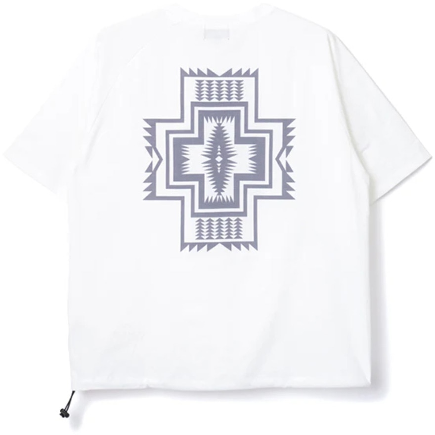 ペンドルトン（PENDLETON）（メンズ）半袖Tシャツ カルキュロ ショートスリーブ バックプリント Solotex 19802732 OffWhite