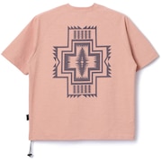 (メンズ)半袖Tシャツ カルキュロ ショートスリーブ バックプリント Solotex 19802732 PalePink