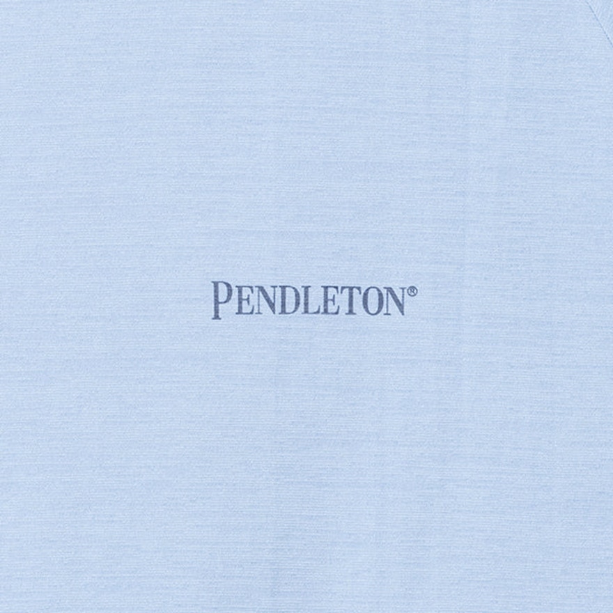 ペンドルトン（PENDLETON）（メンズ）半袖Tシャツ カルキュロ ショートスリーブ バックプリント Solotex 19802732 Sax