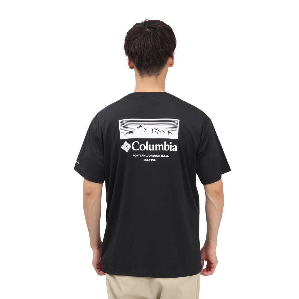 コロンビア（Columbia）（メンズ）グレイシャルビスタグラフィック 半袖Tシャツ XE3513 010