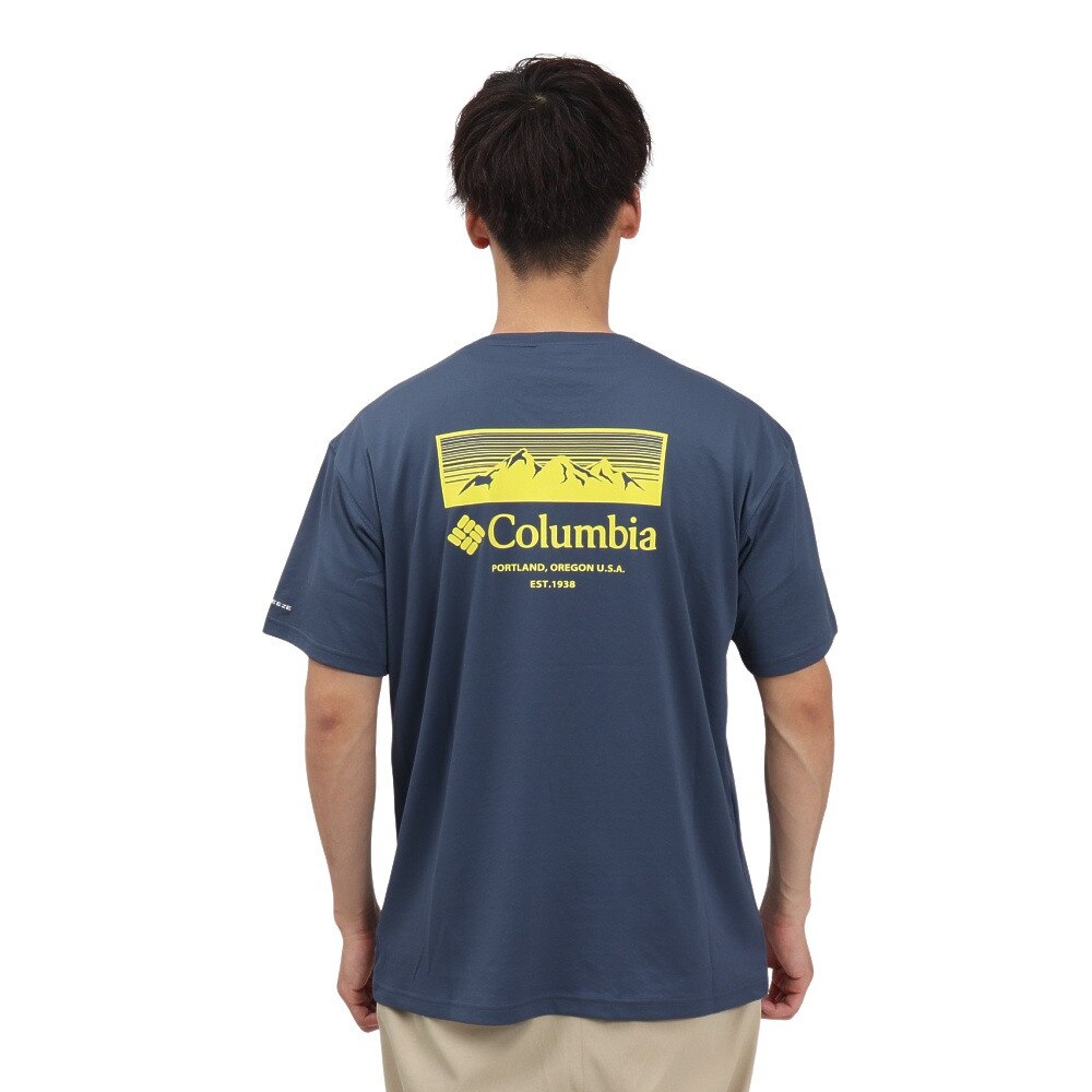 コロンビア（Columbia）（メンズ）グレイシャルビスタグラフィック 半袖Tシャツ XE3513 492