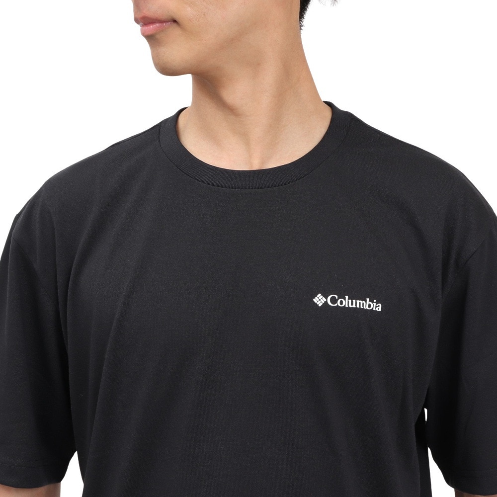 コロンビア（Columbia）（メンズ）半袖Tシャツ シダートレイルバックグラフィックTシャツ AE3185 011