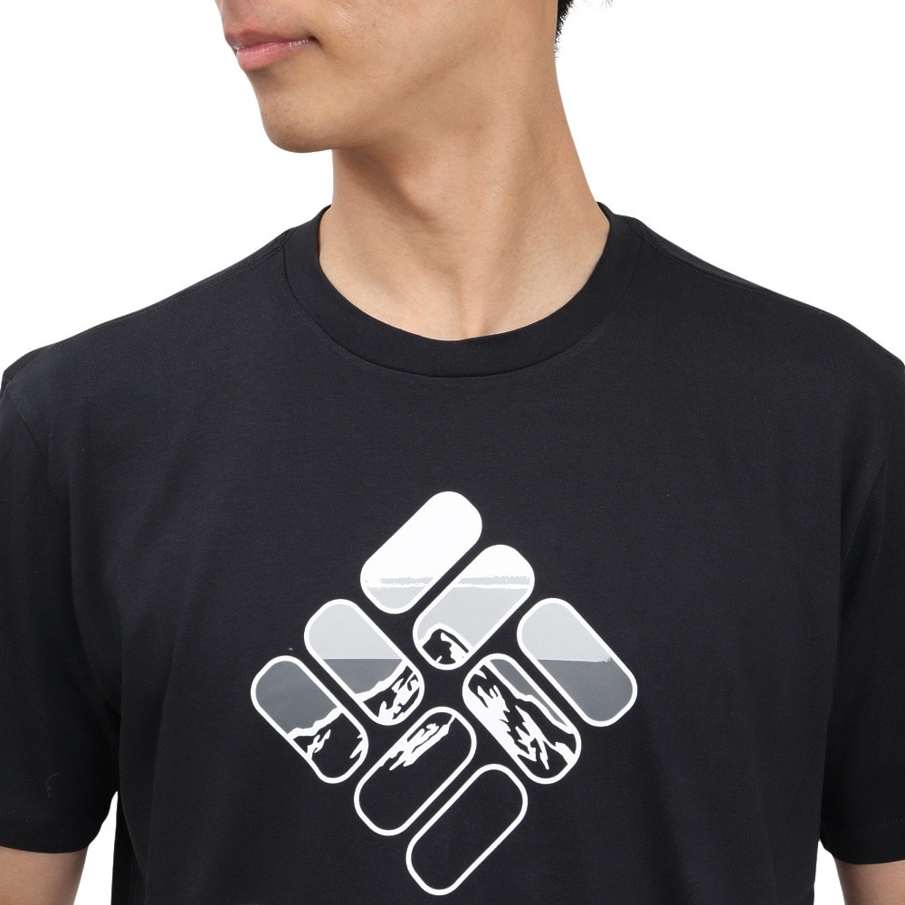 コロンビア（Columbia）（メンズ）半袖Tシャツ ラピッドリッジグラフィックTシャツ AX0403 001