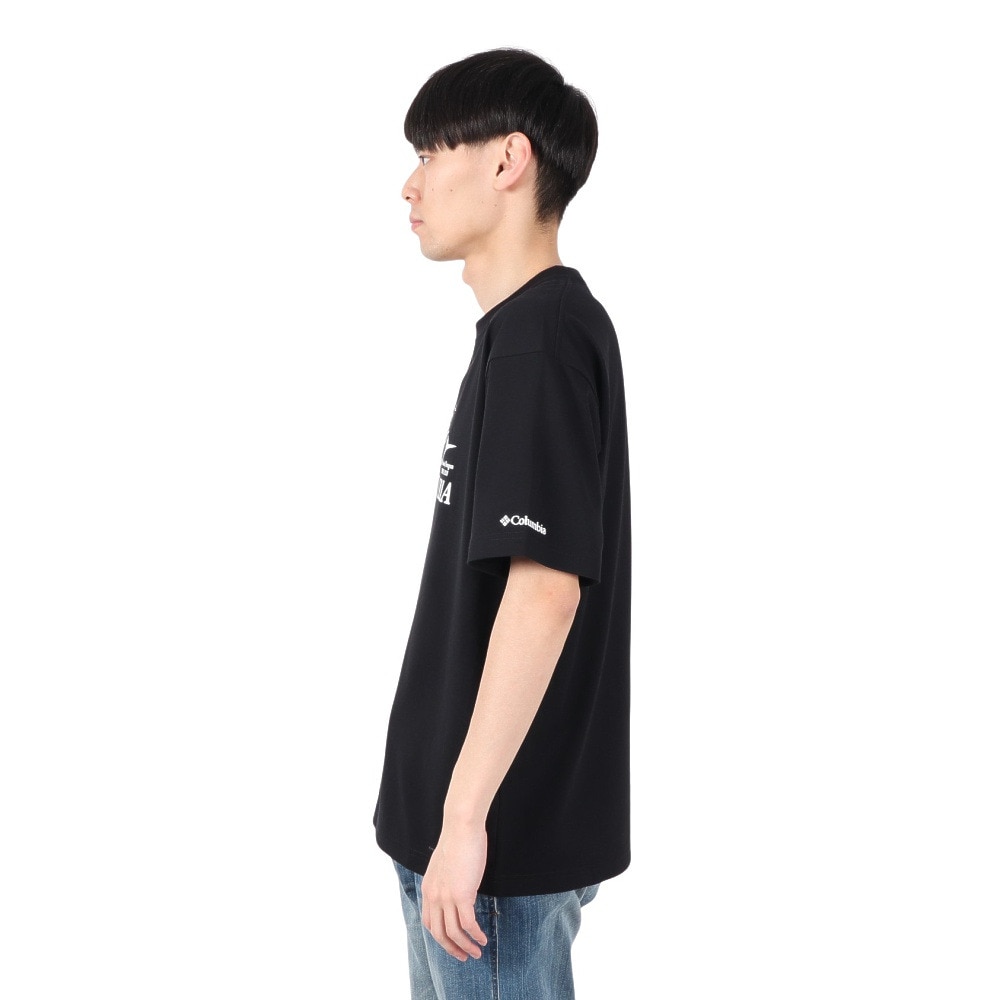 コロンビア（Columbia）（メンズ）半袖Tシャツ ヤハラフォレストグラフィック PM0509 010 ブラック