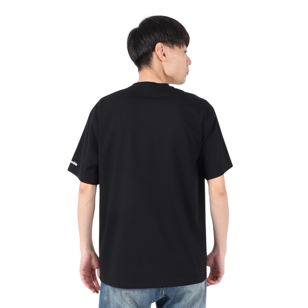 コロンビア（Columbia）（メンズ）半袖Tシャツ ヤハラフォレストグラフィック PM0509 010 ブラック