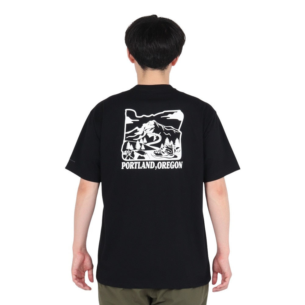 コロンビア（Columbia）（メンズ）ヤハラフォレストグラフィック半袖Tシャツ PM0509 011