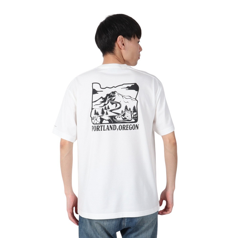 コロンビア（Columbia）（メンズ）半袖Tシャツ ヤハラフォレストグラフィックショートスリーブTシャツ PM0509 126