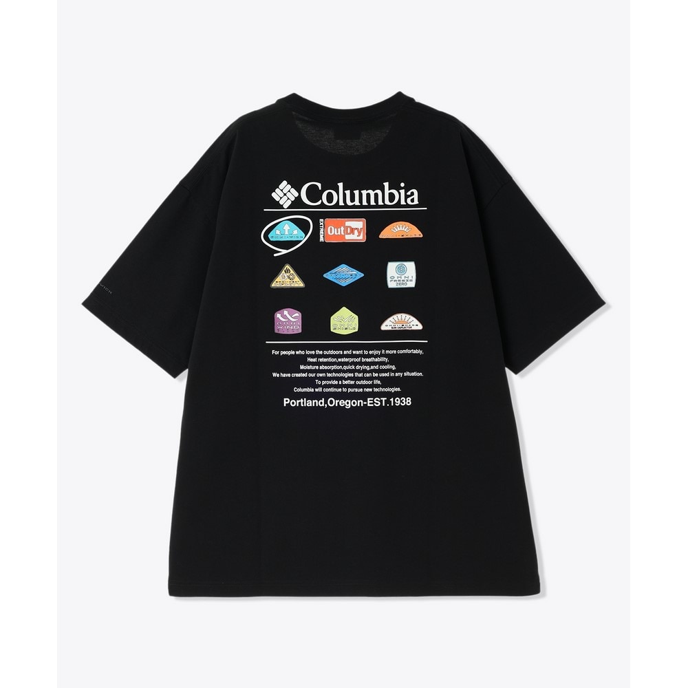 コロンビア（Columbia）（メンズ、レディース）半袖Tシャツ スタックブルック グラフィックショートスリーブTシャツ PM0785 010