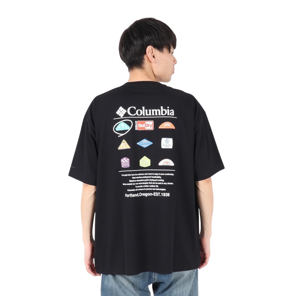 コロンビア（Columbia）（メンズ、レディース）半袖Tシャツ スタックブルック グラフィックショートスリーブTシャツ PM0785 010
