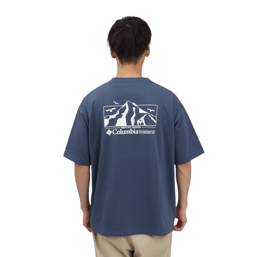コロンビア（Columbia）（メンズ、レディース）半袖Tシャツ ロマビスタ グラフィックショートスリーブTシャツ PM0960 478