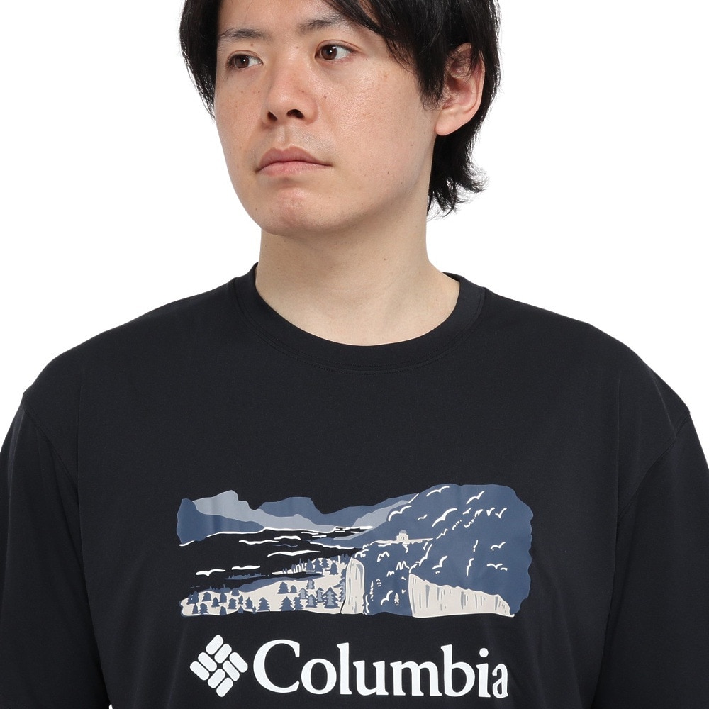 コロンビア（Columbia）（メンズ）半袖Tシャツ レイクアローヘッドグラフィック XE5716 011