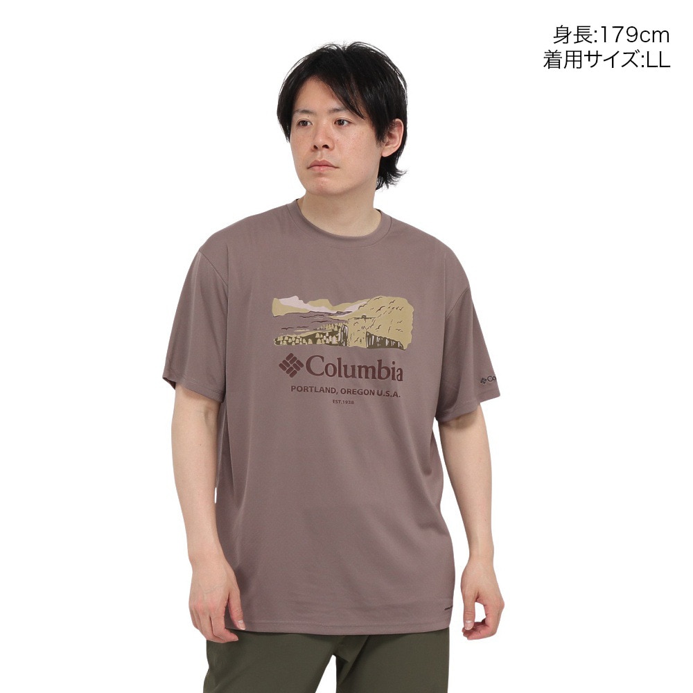 コロンビア（Columbia）（メンズ）半袖Tシャツ レイクアローヘッドグラフィック XE5716 255