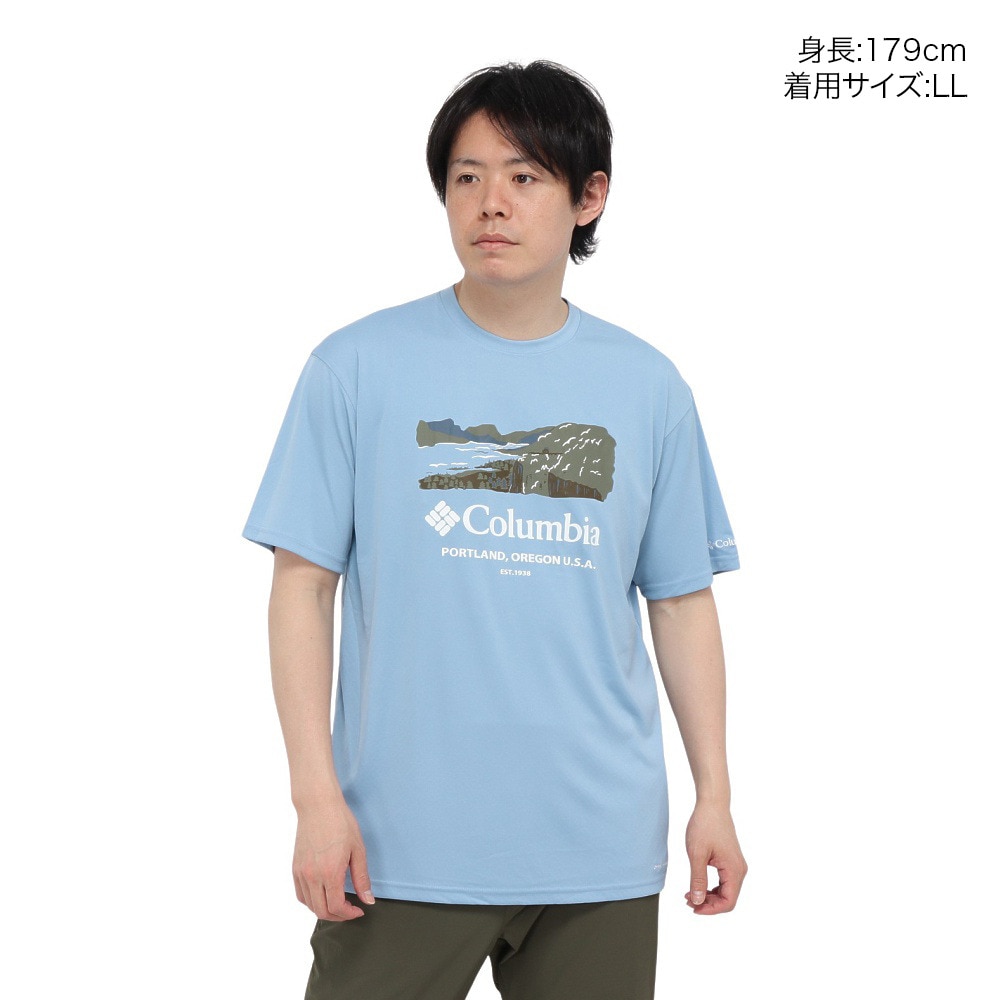 コロンビア（Columbia）（メンズ）半袖Tシャツ レイクアローヘッドグラフィック XE5716 432