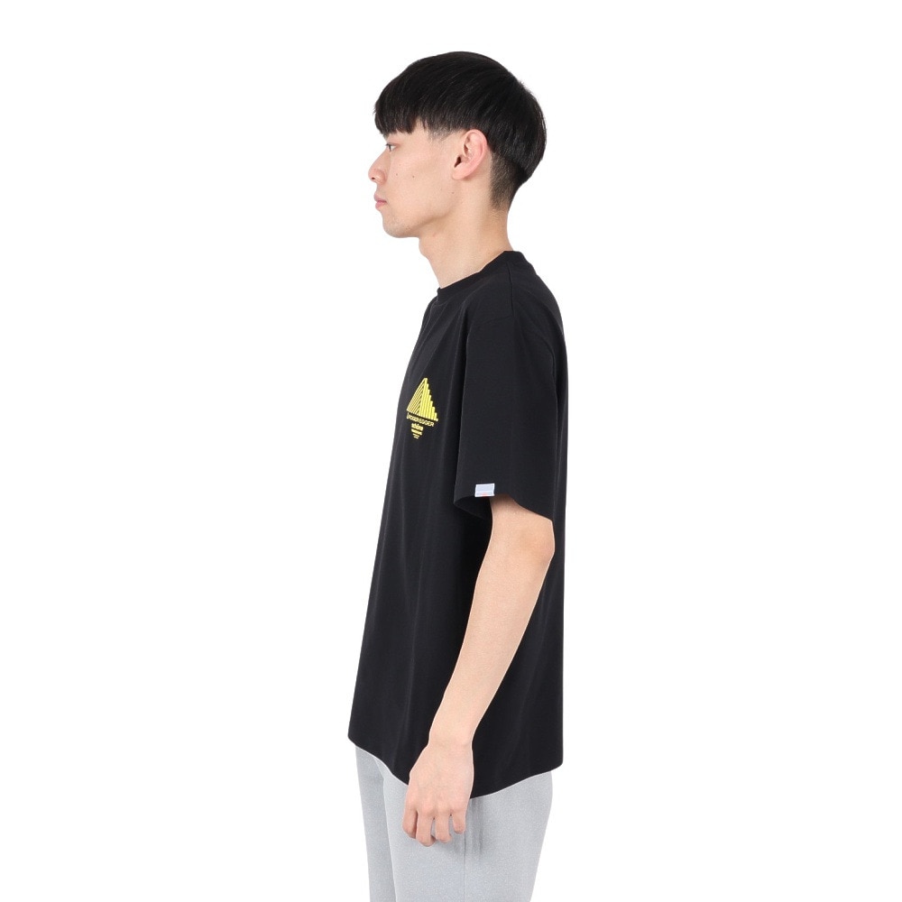 ロジャーエーガー（ROGEREGGER）（メンズ）半袖Tシャツ ユングフラウ RE25SUK5610002 BLK ブラック