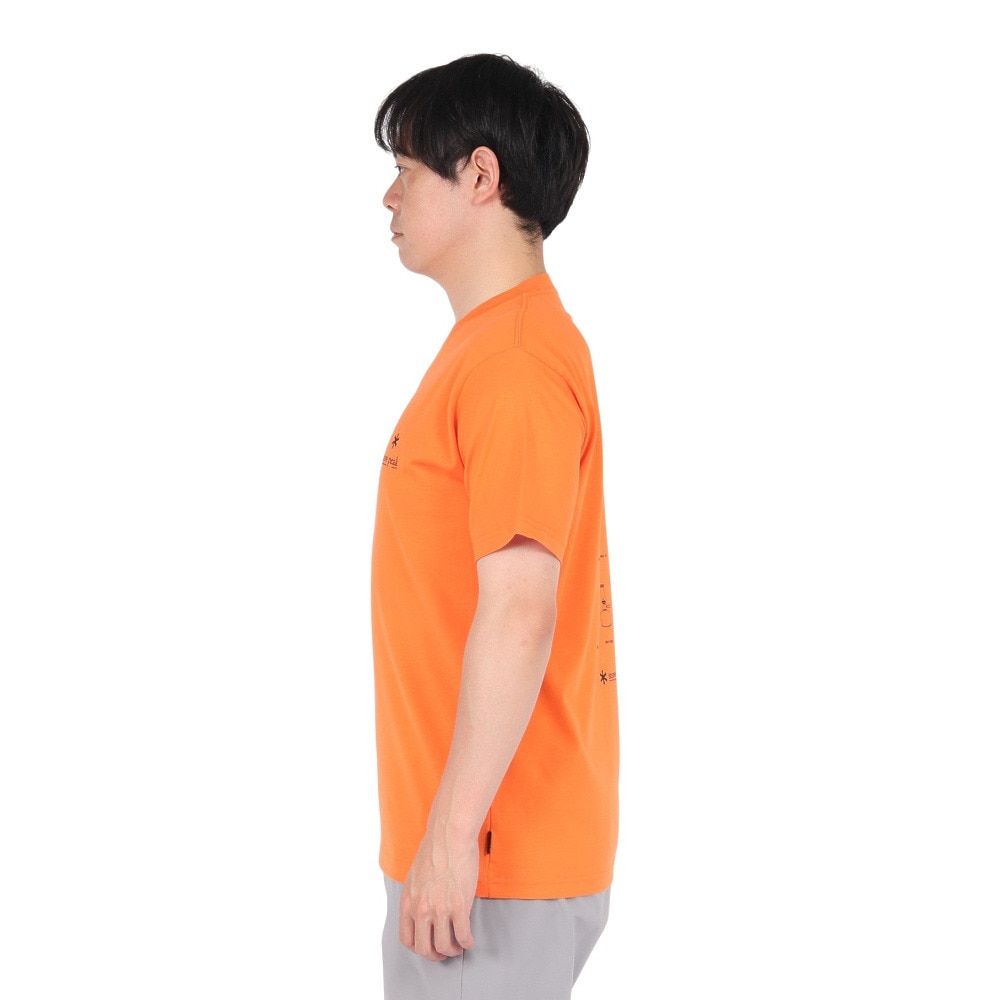 スノーピーク（snow peak）（メンズ）半袖Tシャツ CYL ORANGE SP-TS-25SU002 054
