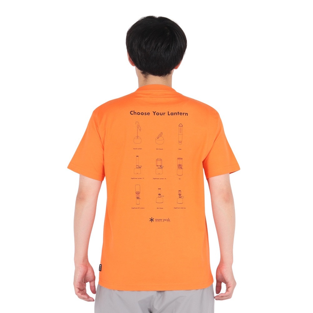 スノーピーク（snow peak）（メンズ）半袖Tシャツ CYL ORANGE SP-TS-25SU002 054