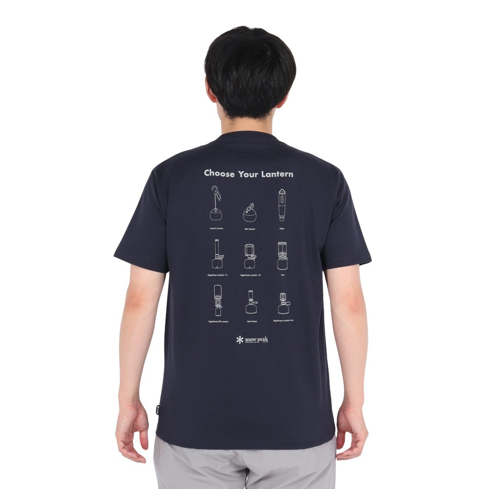 スノーピーク（snow peak）（メンズ）半袖Tシャツ CYL NAVY SP-TS-25SU002 074