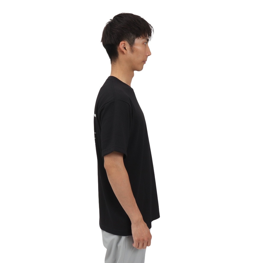 ザ・ノース・フェイス（THE NORTH FACE）（メンズ、レディース）半袖 エントランスパーミッション Tシャツ NT82539 K