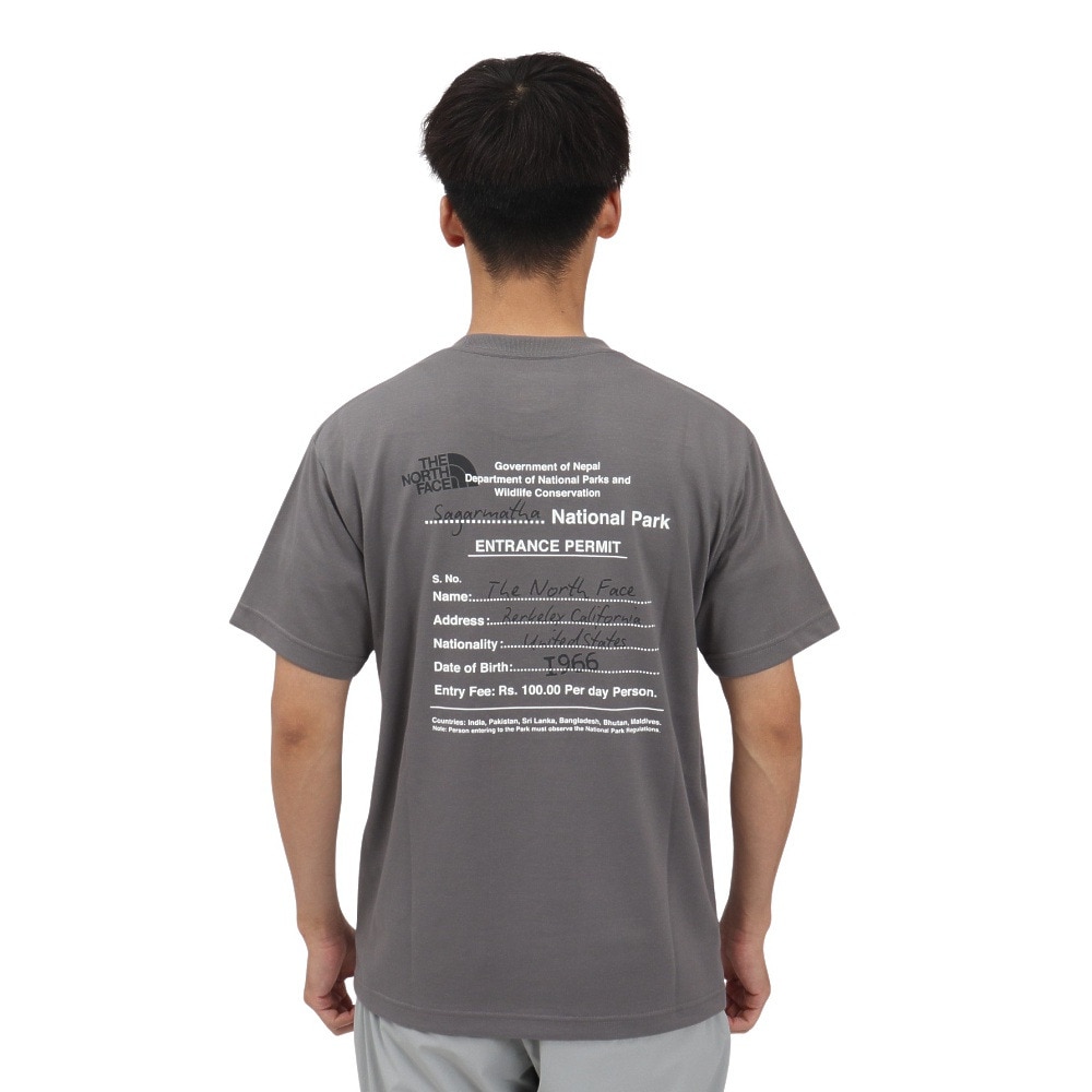 ザ・ノース・フェイス（THE NORTH FACE）（メンズ、レディース）半袖 エントランスパーミッション Tシャツ NT82539 SP