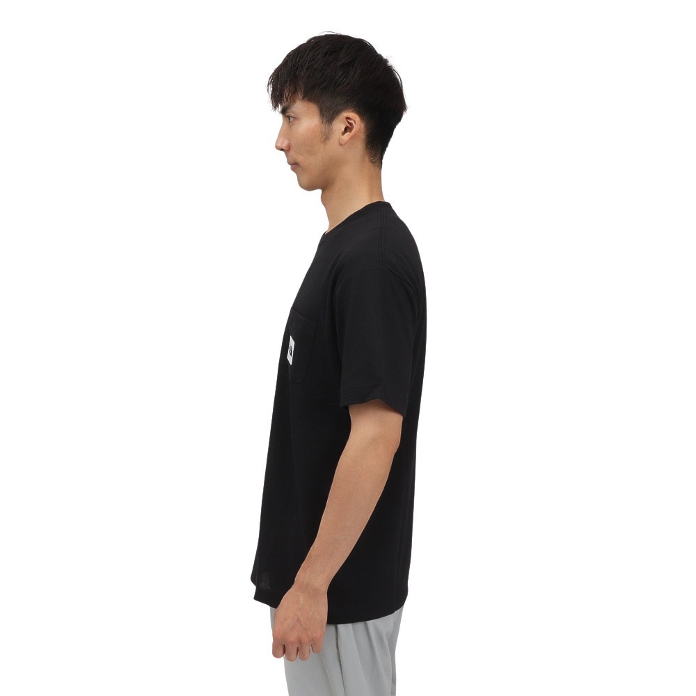 ザ・ノース・フェイス（THE NORTH FACE）（メンズ、レディース）半袖 スクエアロゴポケット Tシャツ NT82541 K