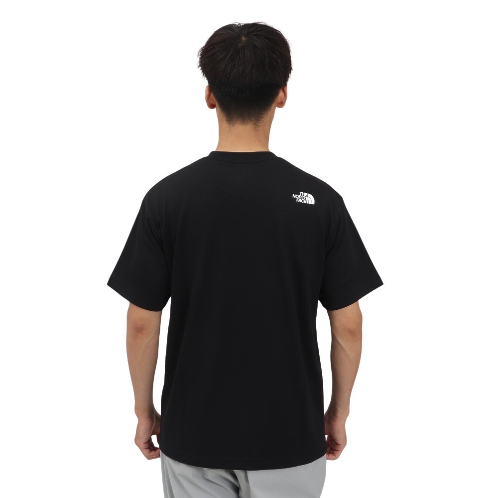 ザ・ノース・フェイス（THE NORTH FACE）（メンズ、レディース）半袖 スクエアロゴポケット Tシャツ NT82541 K