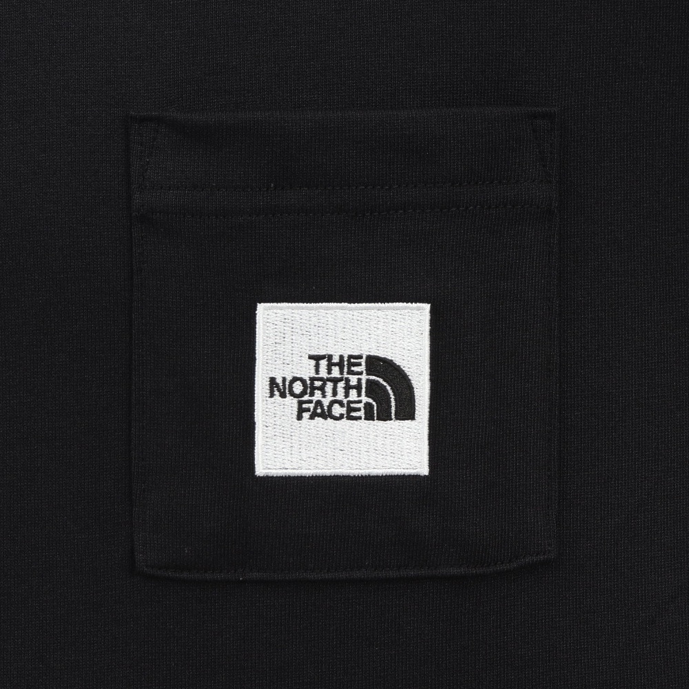 ザ・ノース・フェイス（THE NORTH FACE）（メンズ、レディース）半袖 スクエアロゴポケット Tシャツ NT82541 K