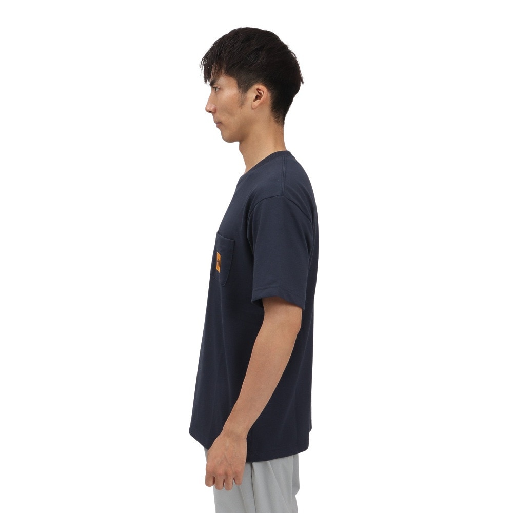 ザ・ノース・フェイス（THE NORTH FACE）（メンズ、レディース）半袖 スクエアロゴポケット Tシャツ NT82541 UN