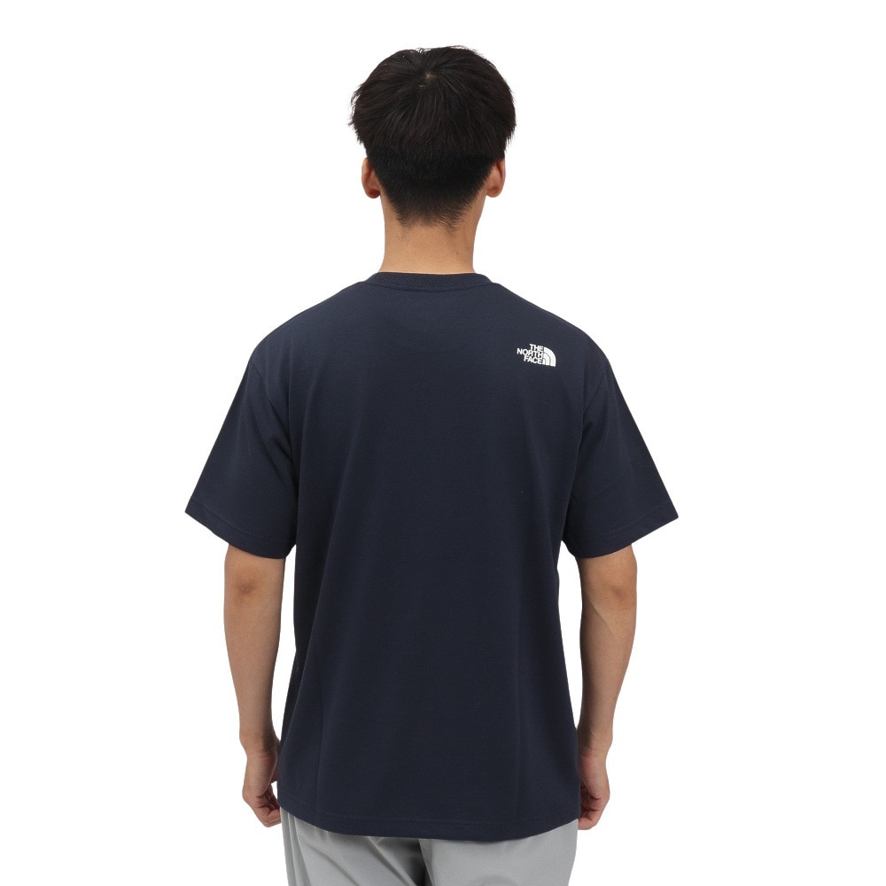 ザ・ノース・フェイス（THE NORTH FACE）（メンズ、レディース）半袖 スクエアロゴポケット Tシャツ NT82541 UN