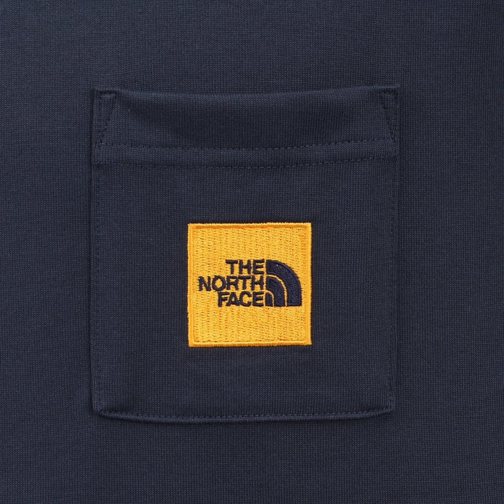 ザ・ノース・フェイス（THE NORTH FACE）（メンズ、レディース）半袖 スクエアロゴポケット Tシャツ NT82541 UN