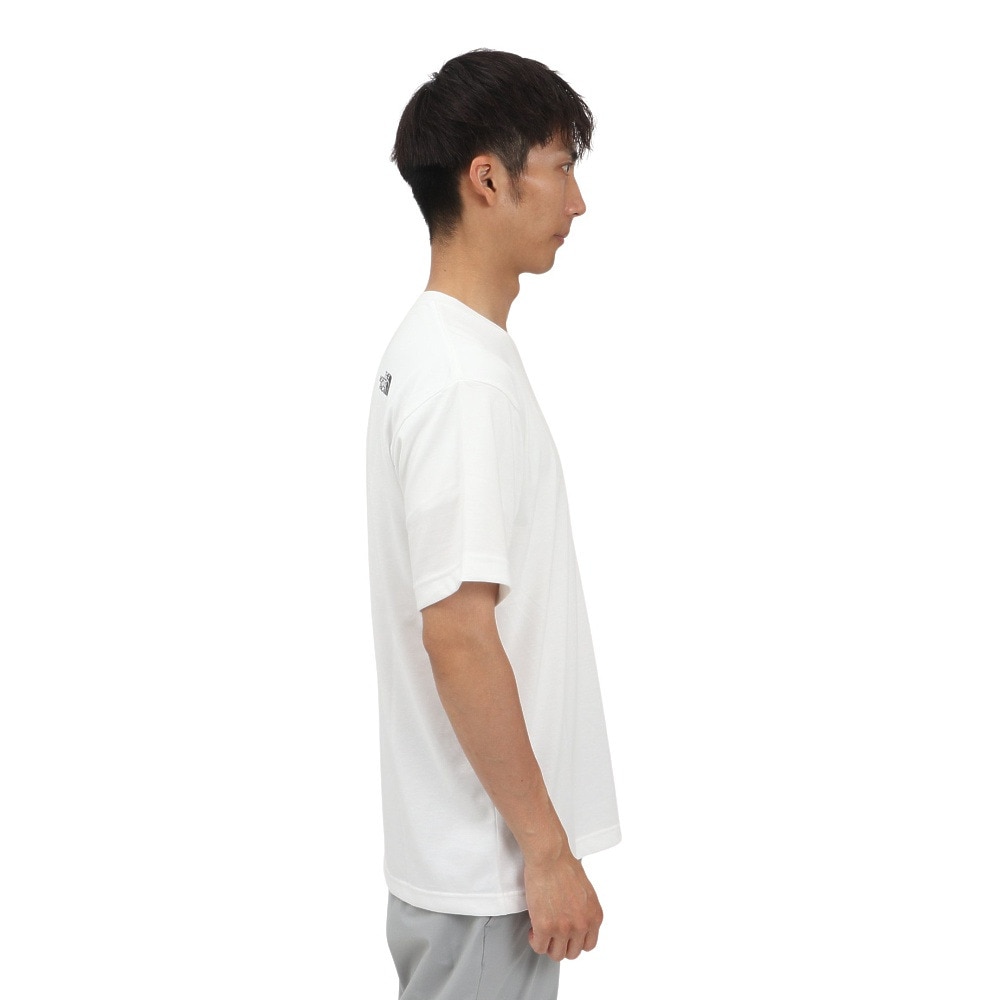 ザ・ノース・フェイス（THE NORTH FACE）（メンズ、レディース）半袖 スクエアロゴポケット Tシャツ NT82541 W