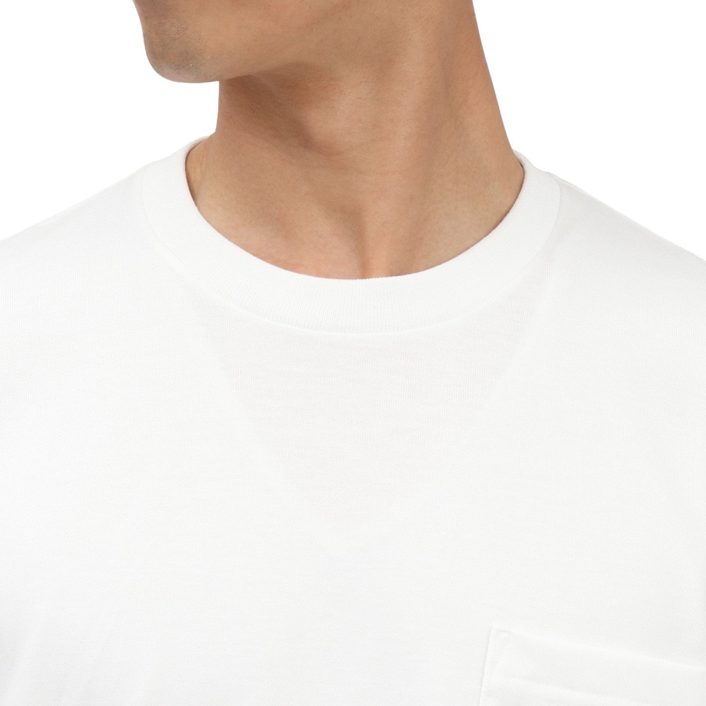 ザ・ノース・フェイス（THE NORTH FACE）（メンズ、レディース）半袖 スクエアロゴポケット Tシャツ NT82541 W