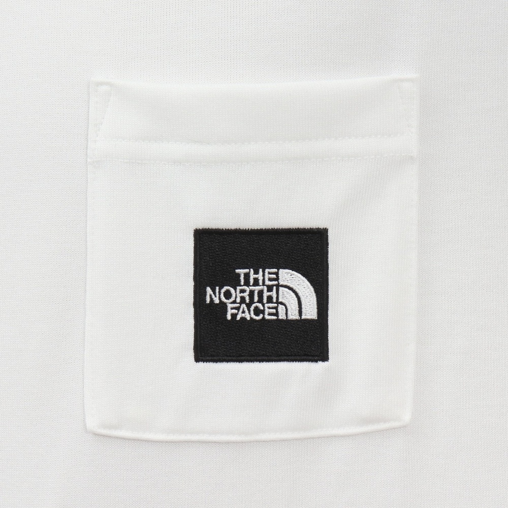 ザ・ノース・フェイス（THE NORTH FACE）（メンズ、レディース）半袖 スクエアロゴポケット Tシャツ NT82541 W