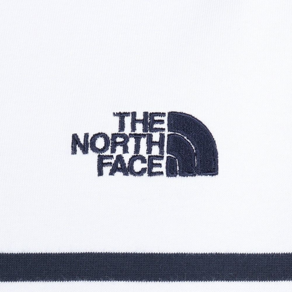 ザ・ノース・フェイス（THE NORTH FACE）（メンズ）半袖Tシャツ ショートスリーブパネルボーダーティー NT32406 W2 ホワイト 速乾