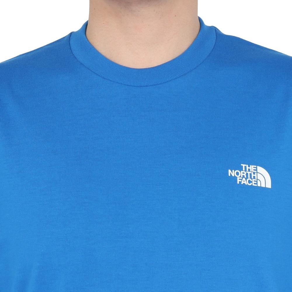 ザ・ノース・フェイス（THE NORTH FACE）（メンズ）半袖Tシャツ ショートスリーブフラッシュドライセブンサミットグラフィックティー NT32544 HB ブルー