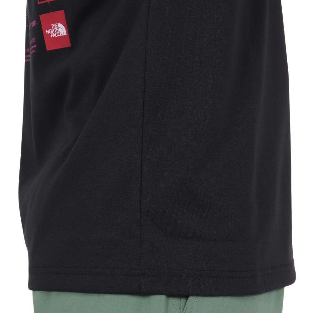 ザ・ノース・フェイス（THE NORTH FACE）（メンズ）半袖Tシャツ ショートスリーブフラッシュドライセブンサミットグラフィックティー NT32544 K ブラック