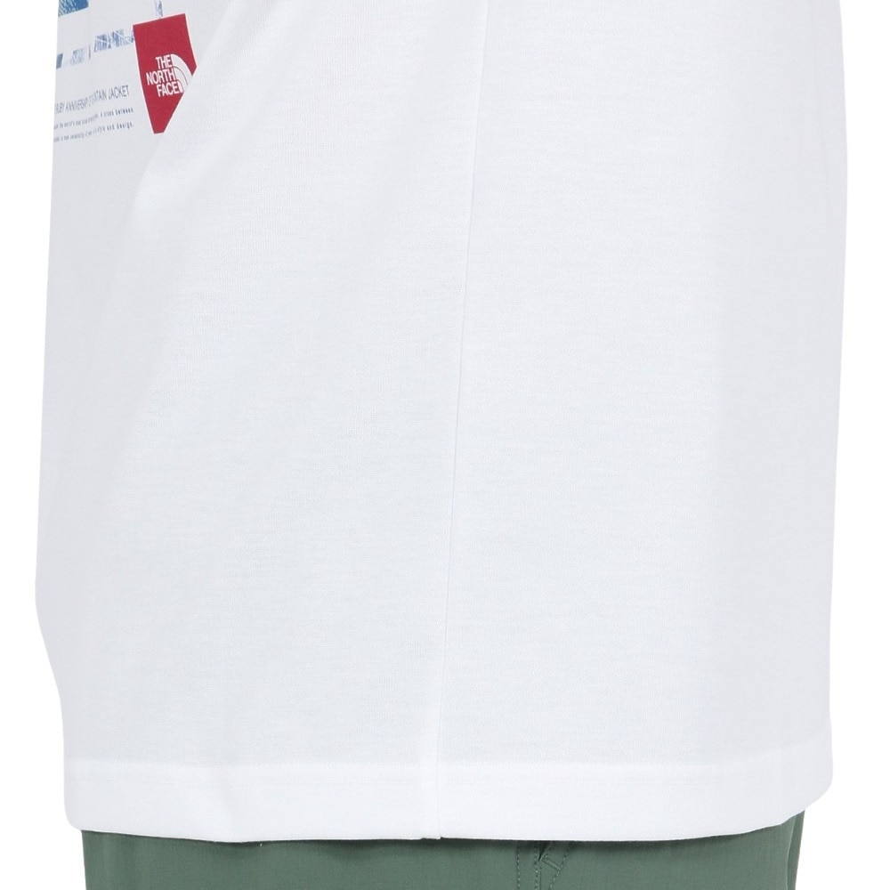 ザ・ノース・フェイス（THE NORTH FACE）（メンズ）半袖Tシャツ ショートスリーブフラッシュドライセブンサミットグラフィックティー NT32544 W ホワイト