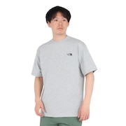 (メンズ)半袖Tシャツ ショートスリーブフラッシュドライセブンサミットグラフィックティー NT32544 Z グレー